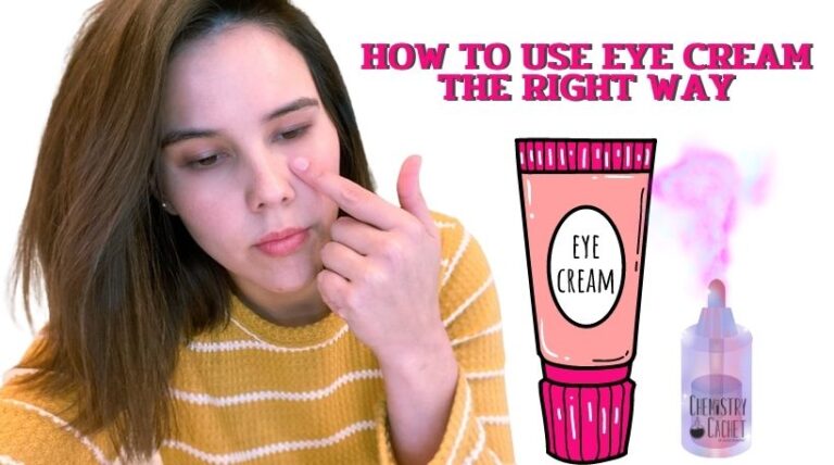 How To Use Eye Cream The Right Way