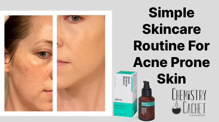 imple skincare routine for acne prone skin from chemistry cachet
