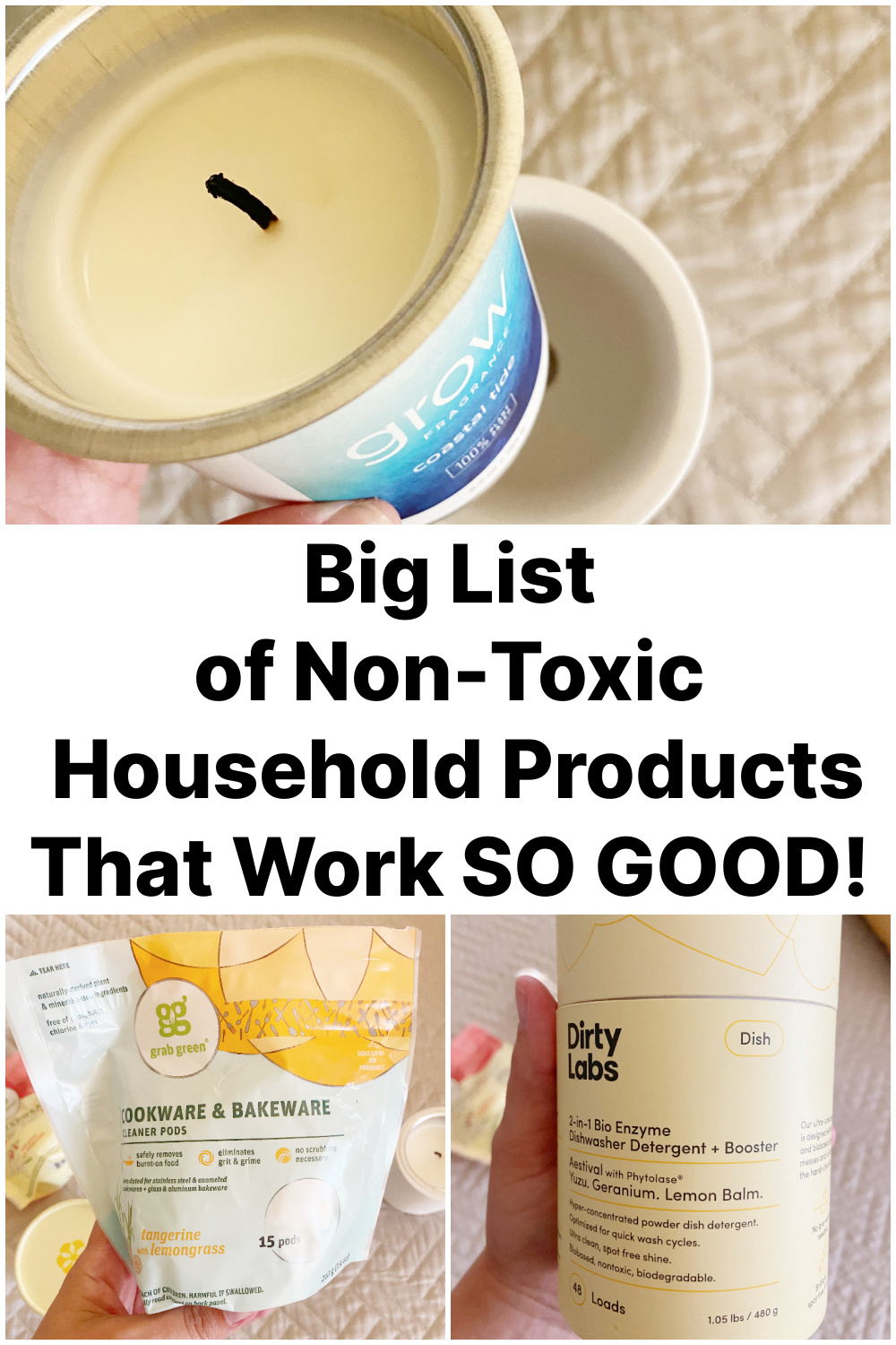 Big List of Non-Toxic Household Products That Work SO GOOD!