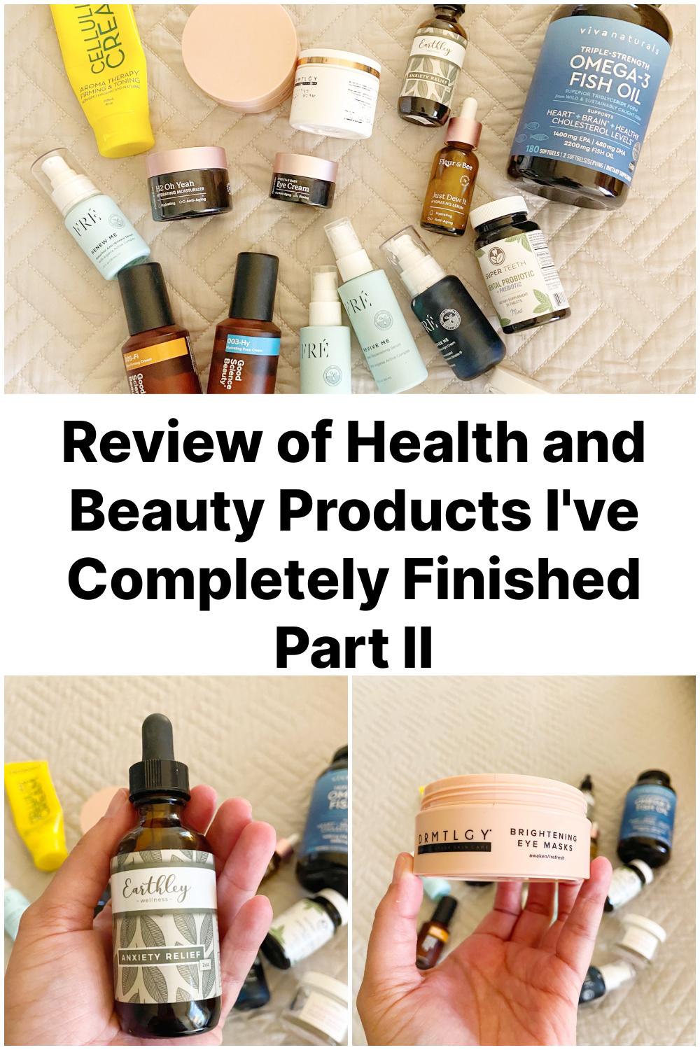 Review of Health & Beauty Products I've Completely Finished