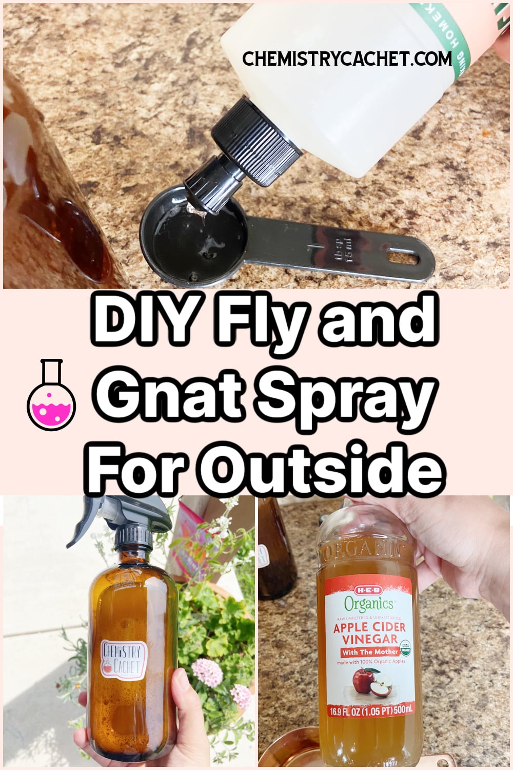 DIY Fly and Gnat Repellent Spray For Outside