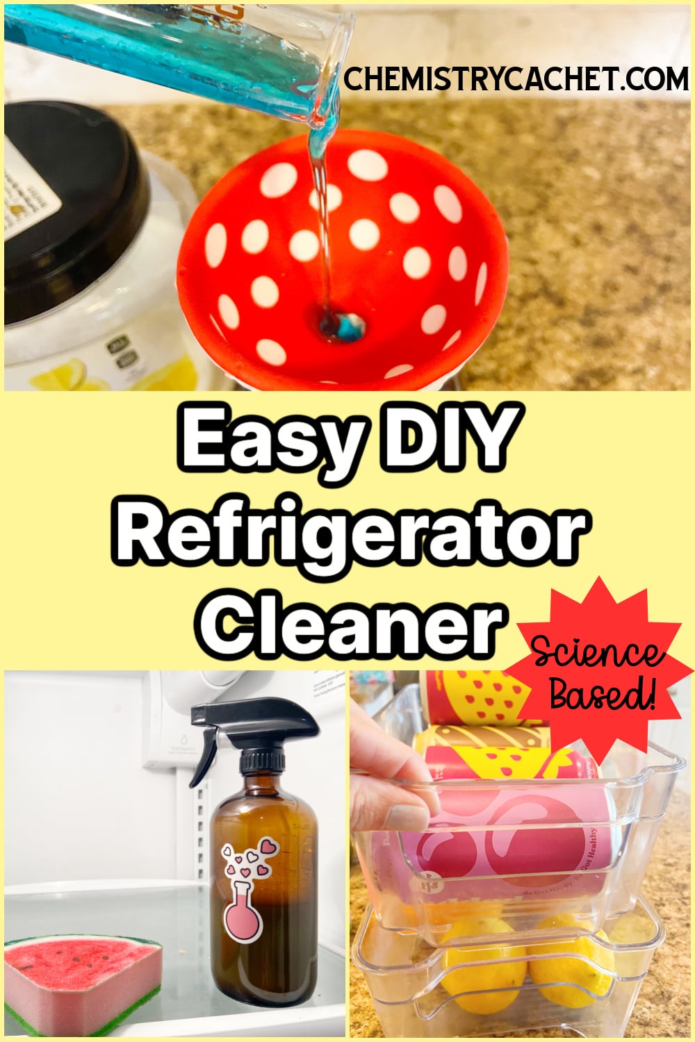 Chemistry Cachet's DIY fridge cleaner 
