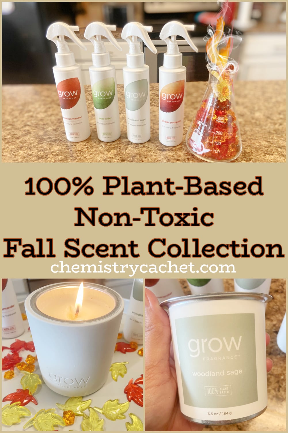 100% Plant-Based Non-Toxic Fall Scent Collection