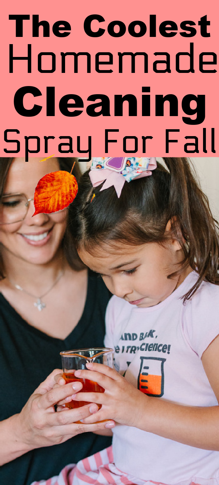 The Coolest Homemade Cleaning Spray For Fall