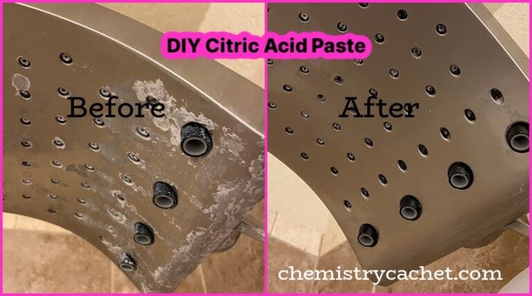 DIY Citric Acid Paste For Hard Water
