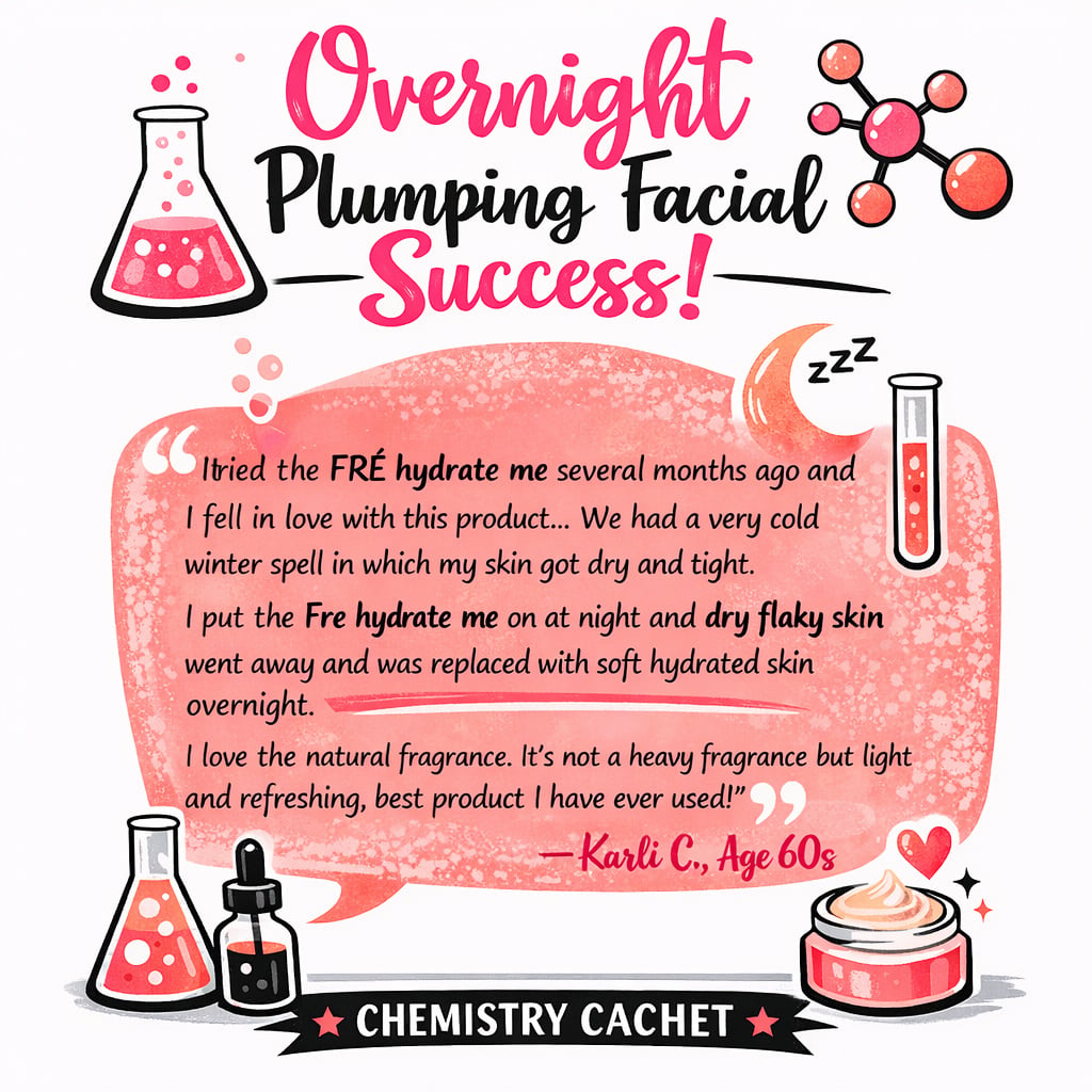 overnight plumping facial from FRE skincare review