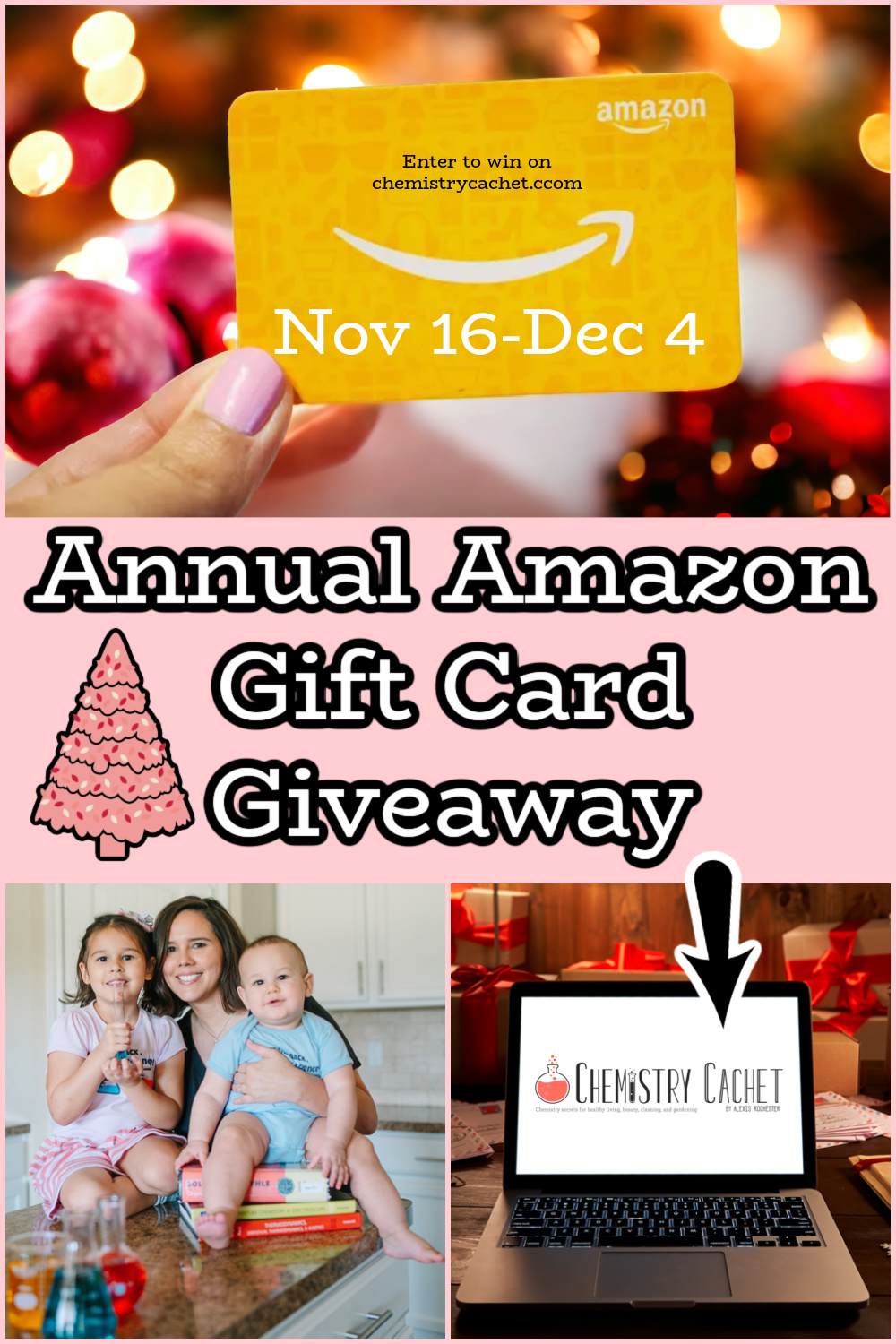 Chemistry Cachet's Annual Gift Card Giveaway