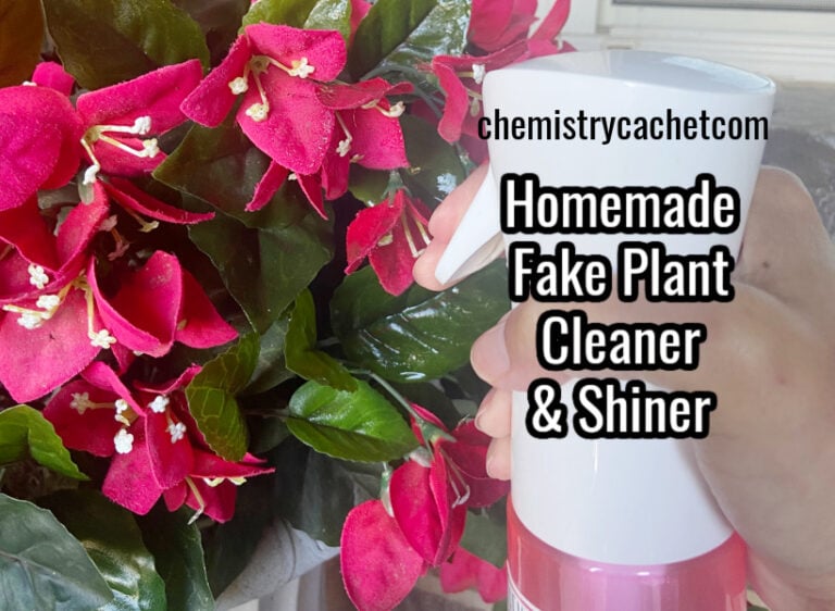 Homemade Fake Plant Cleaner and Shiner