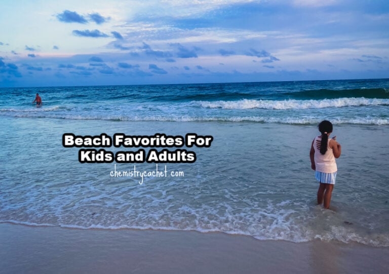 beach favorites for kids and adults on chemistry cachet