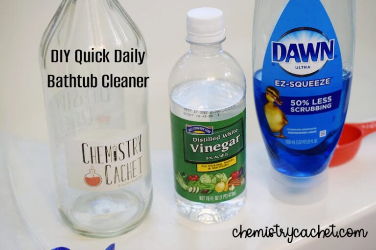 DIY Quick Daily Bathtub Cleaner