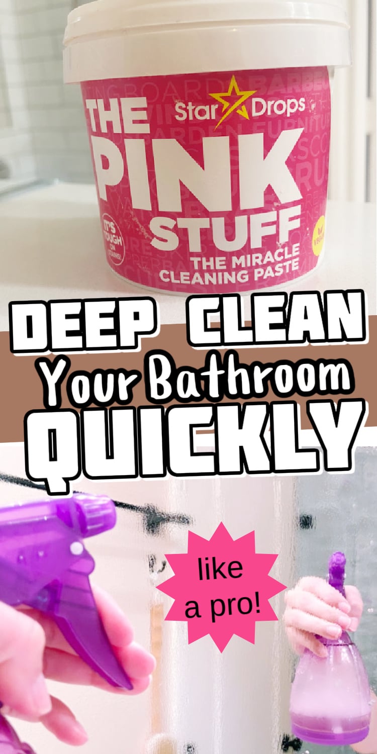 pink stuff for bathroom cleaning