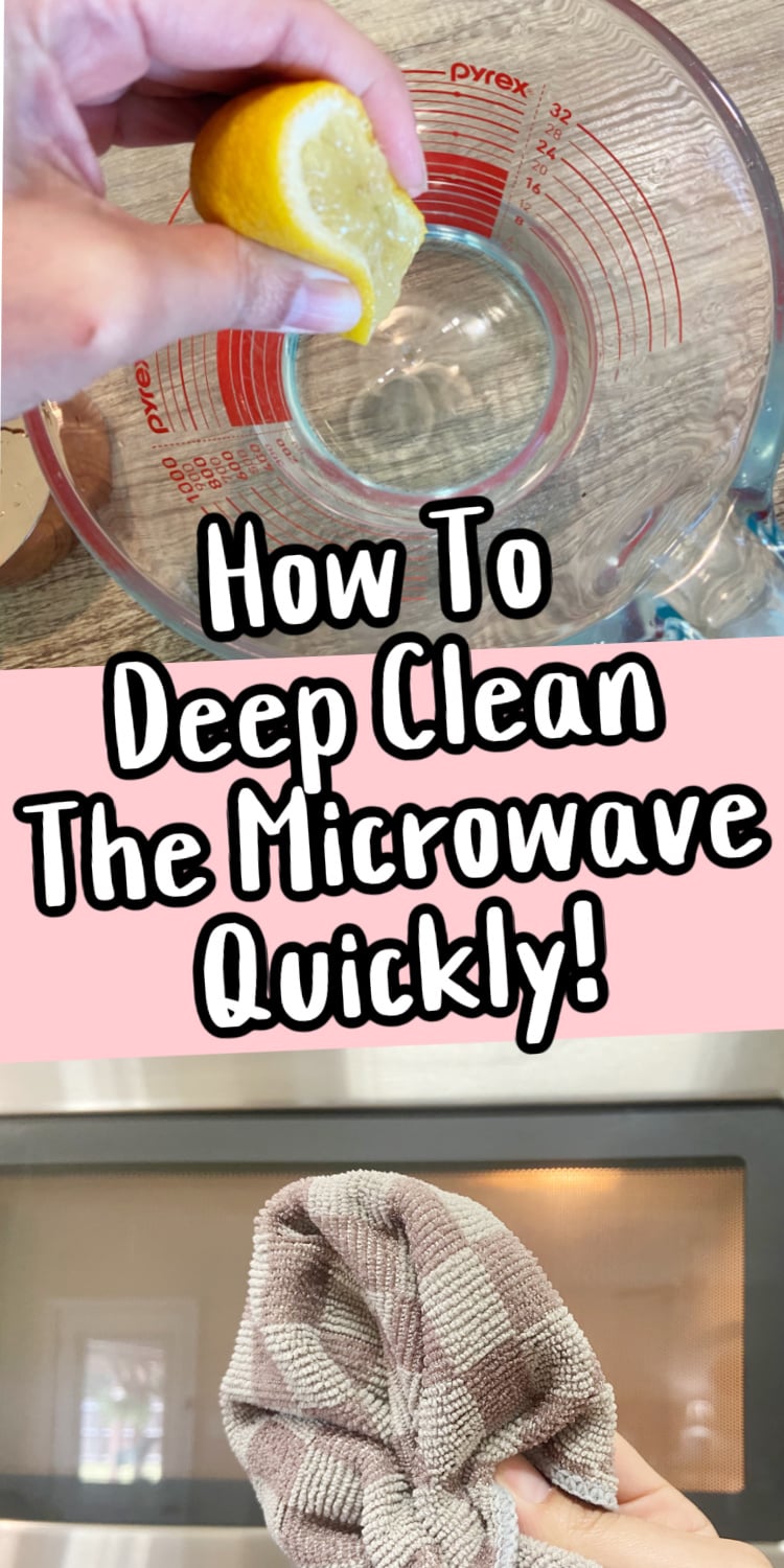making diy microwave cleaner to deep clean your microwave quickly