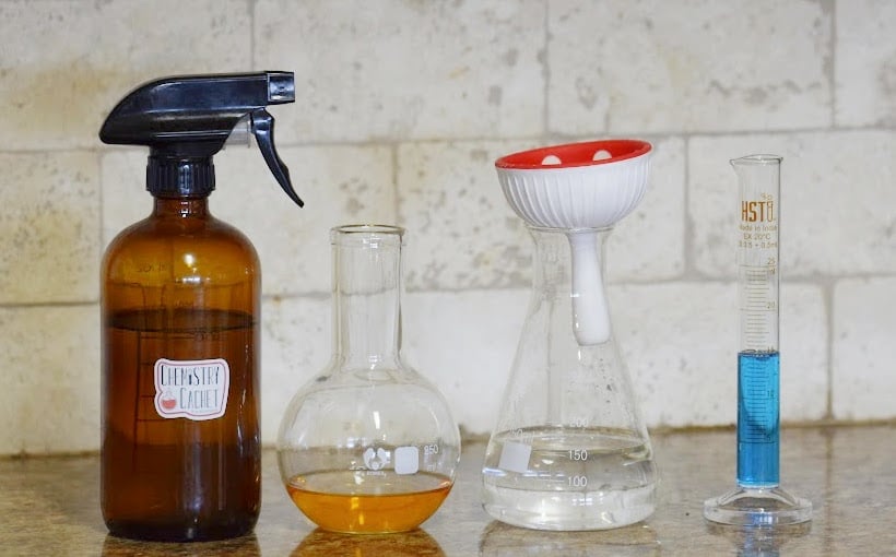 homemade 3 ingredient countertop cleaner