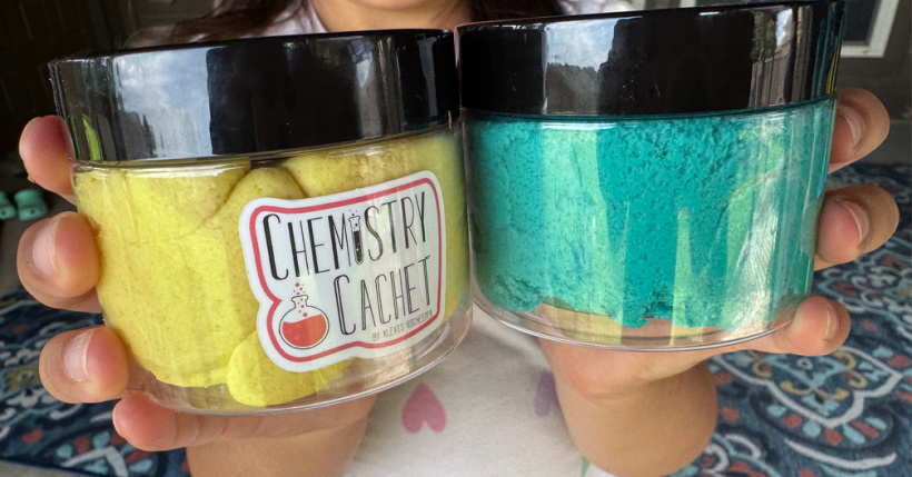 jars of no cook homemade play dough