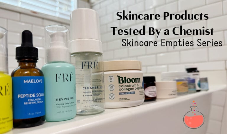 Skincare Products Tested By A Chemist Part 4 (Skincare Empties)