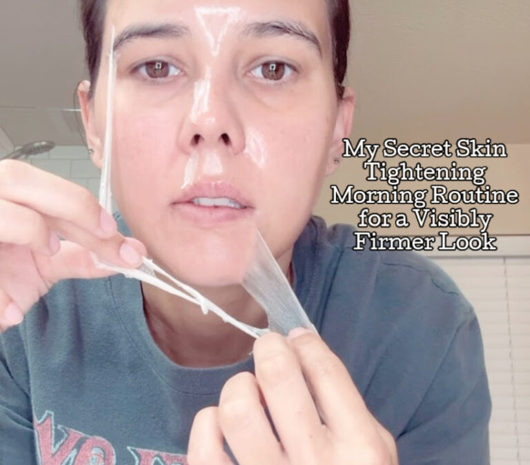how a chemist firms skin in the morning