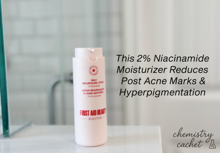 2% niacinamide resurfacing moisturizer for post acne marks