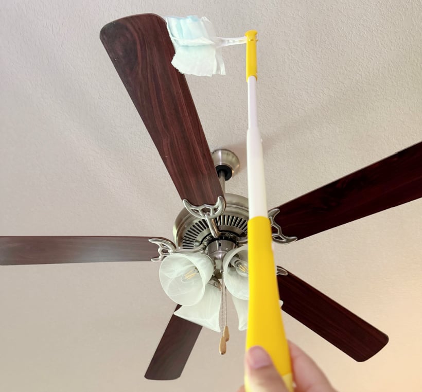 dusting ceiling fans