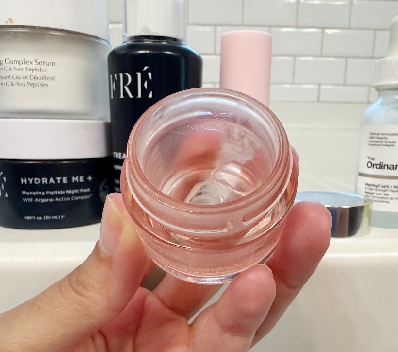 empty skincare products reviewed by a chemist