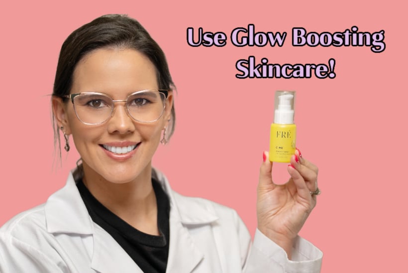 a chemist with glow boosting skincare VC-IP vitamin C serum