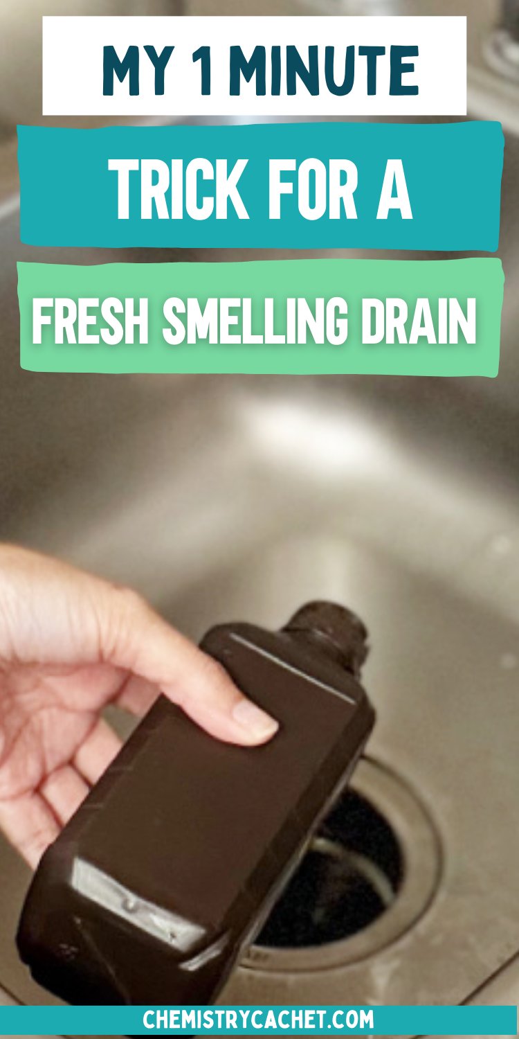 hydrogen peroxide in kitchen drain