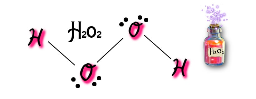 chemical structure of hydrogen peroxide