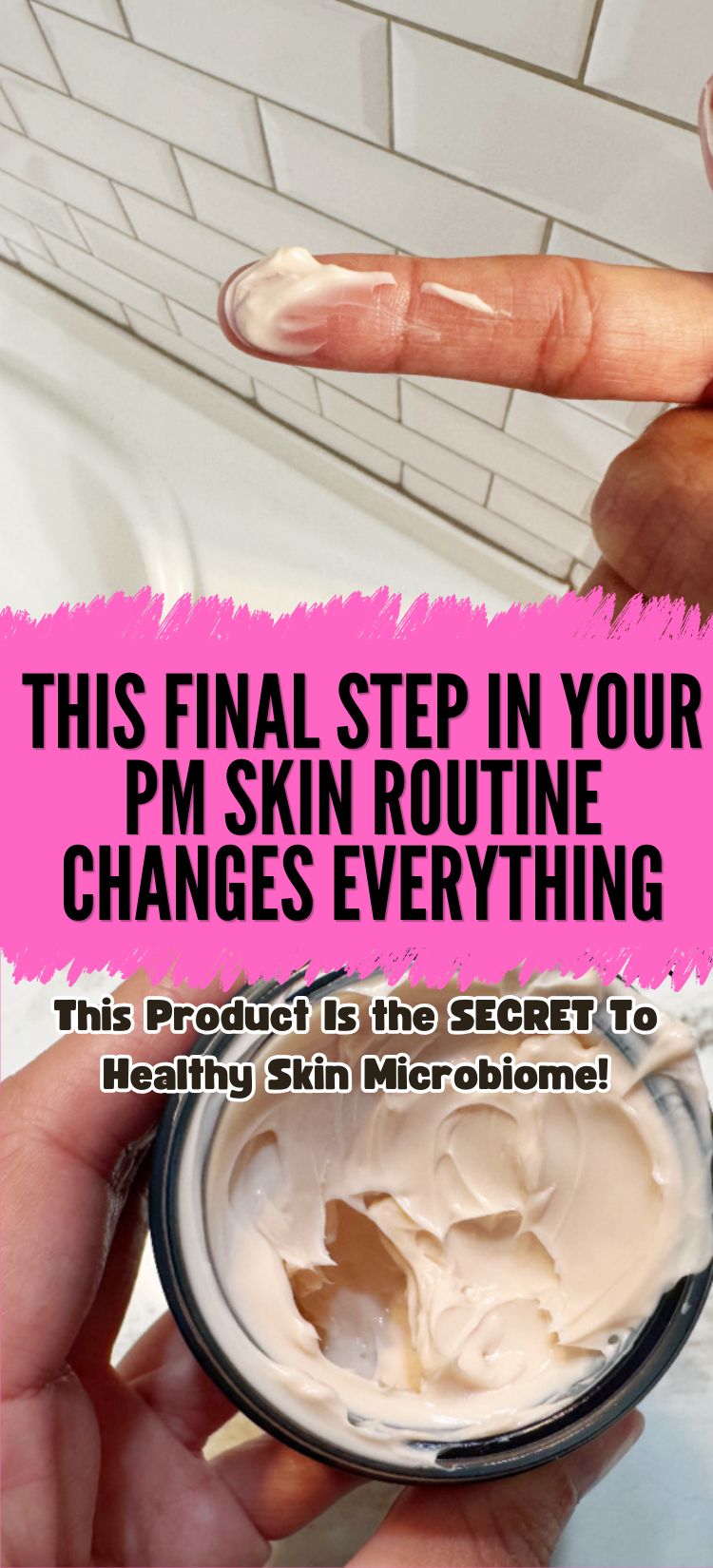 anti-aging skincare routine for healthy microbiome