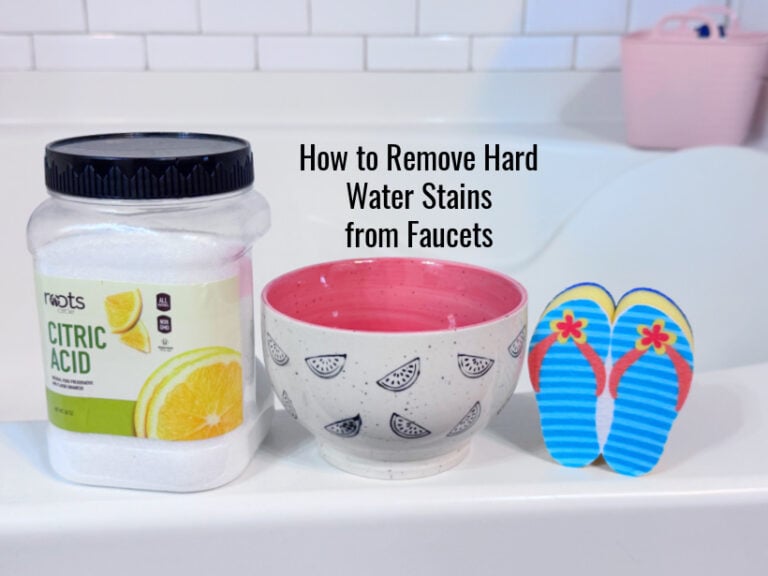 diy citric acid paste for faucets