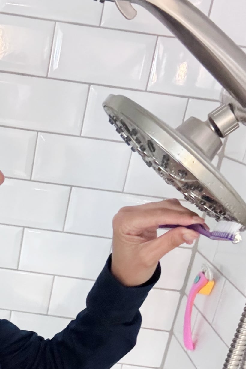 applying DIY citric acid paste