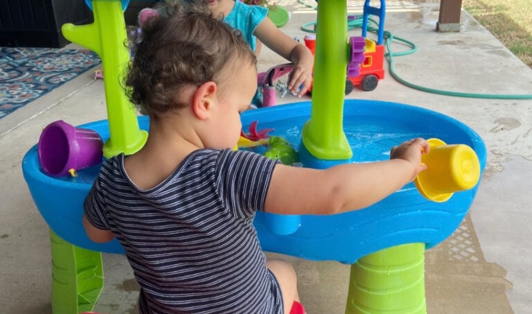 cleaning a kid's step2 water table
