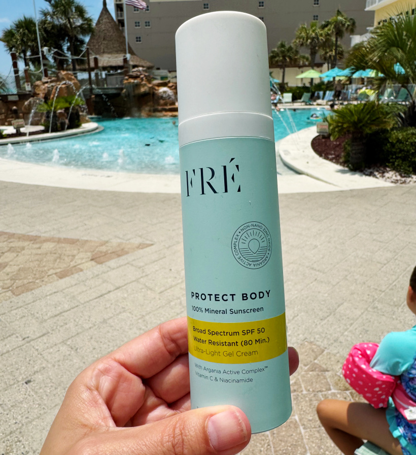 mineral sunscreen to protect from chlorine