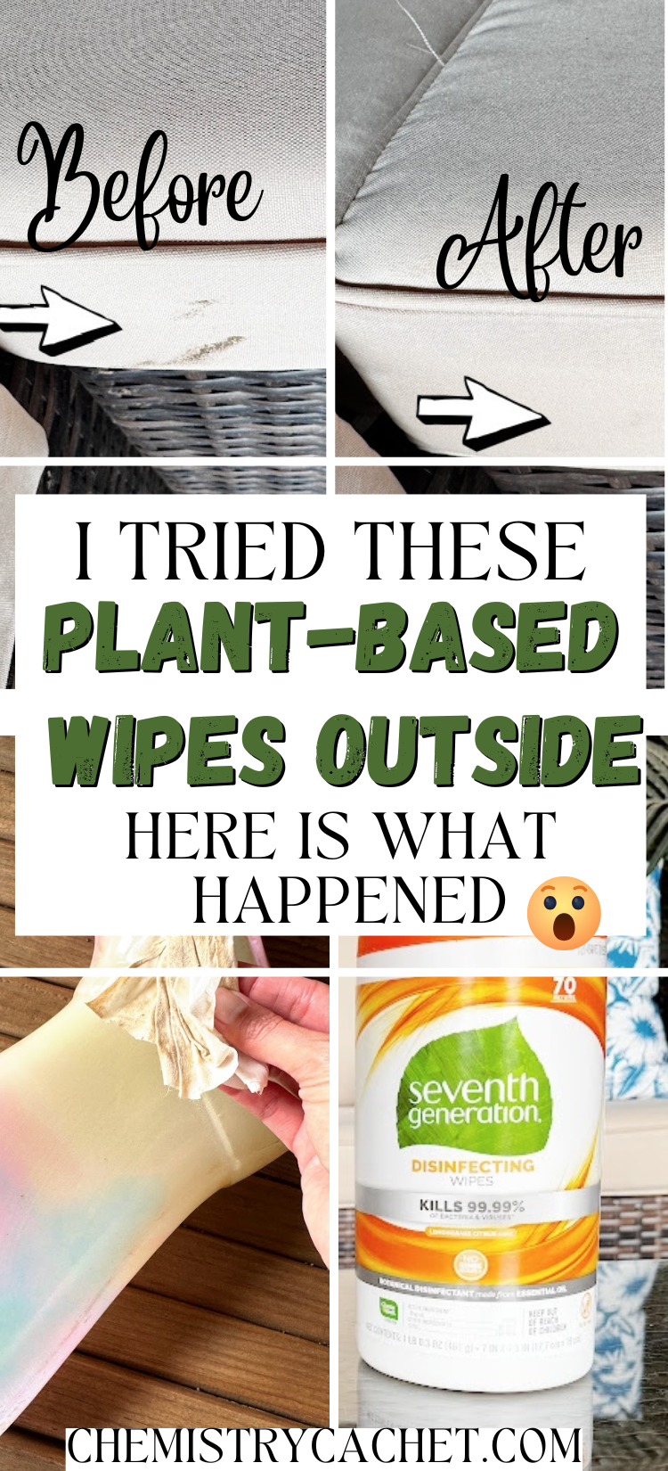 using disinfecting wipes outside