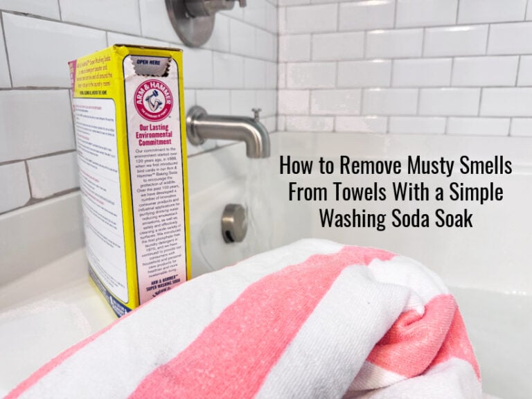 diy washing soda soak