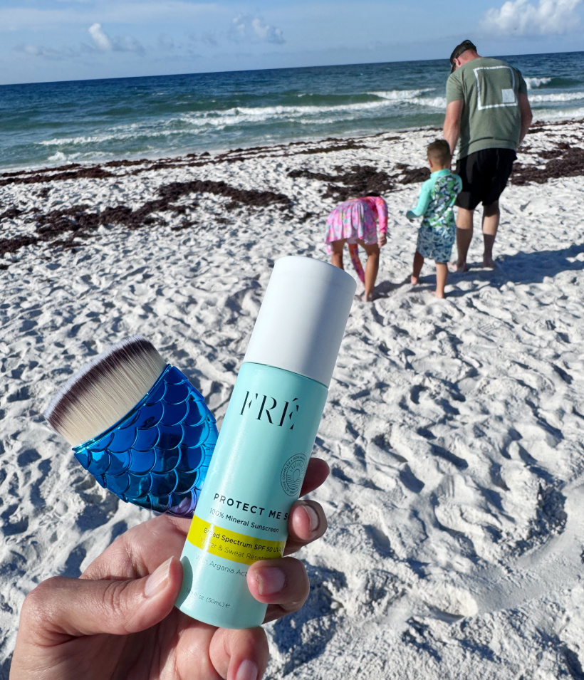 mineral SPF and mermaid sunscreen blender