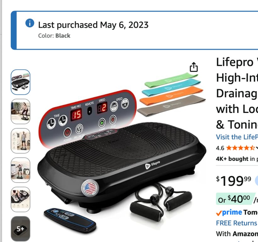 vibration plate for lymphatic support