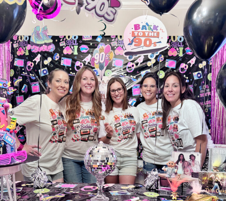 A 90s Sleepover-Inspired 40th Celebration