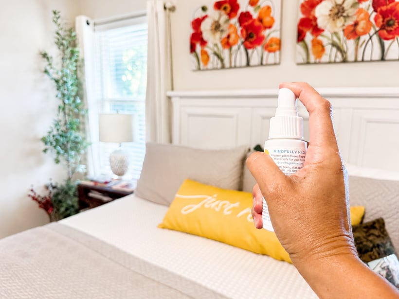 using non-toxic spray for bedrooms