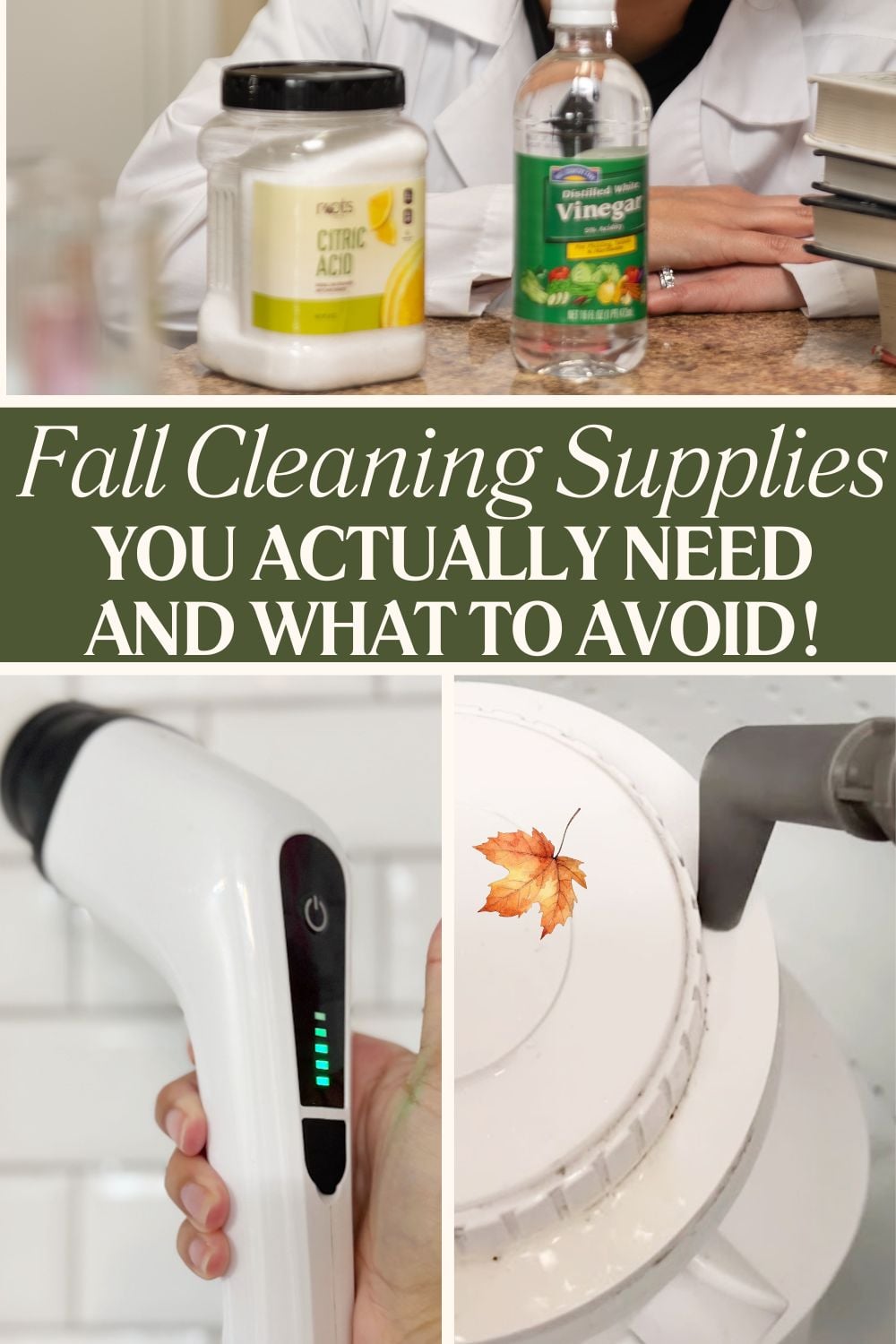 fall cleaning supplies