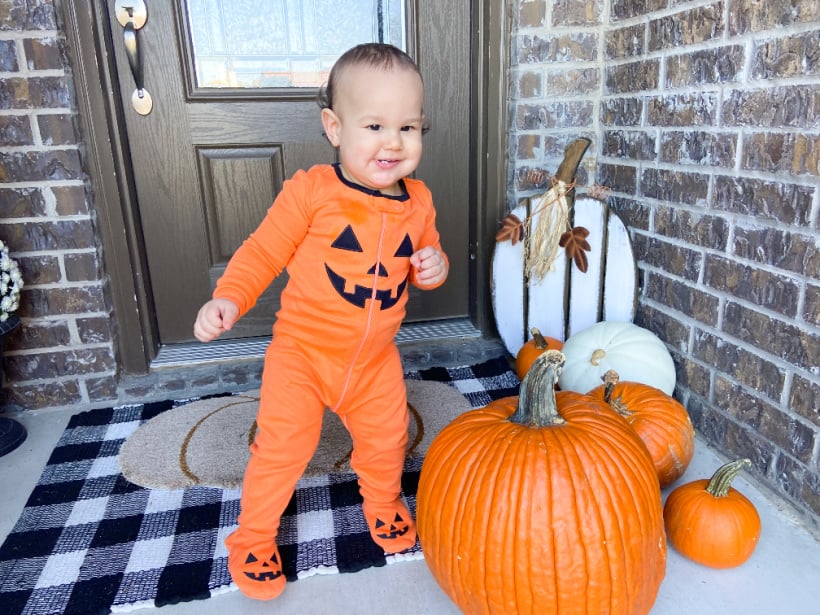 pumpkin baby costume